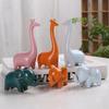 Enfeites Fofos de Elefante Bebê Ornaments de Mesa Girafa Veado Animais de Chá Super Fofos Acessórios para Carro Ornaments de Animais Jane