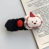 Grampo de Cabelo Urso Coelho Desenho Animado Grande Pelo de Cordeiro Presilha Bico de Pato Boneca de Pelúcia Grampo para Franja Disco de Cabelo Traseiro