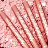 Celebración de Boda Especial Portátil Confeti Rosa Lluvia de Pétalos de Flor Cielo Estrellado Brillante Saludo de Boda Suministros para Golpear la Puerta Accesorios