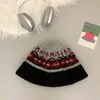Versátil Gorro de Punto Cálido Estilo Fair Isle Nuevo para Proteger las Orejas de Mujer, Gorro de Otoño e Invierno, Circunferencia de Cabeza Grande, Versátil Gorro de Punto