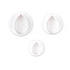 3 Piezas Molde de Resorte Hoja de Rosa Molde para Pastel Artificial Molde para Galletas Fácil de Usar Suministro Listo Suministro de Origen