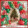 Amazon Transfronterizo Set de Globos Navideños Cadena de Globos Navideños Globos de Látex de 12 Pulgadas Rojos y Verdes