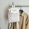 Bolsa Pequena Versátil Estilo Coreano Feminino Mochila Casual de Alto Valor Nova com Renda