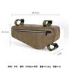 Bolsa de Ferramentas Frontal Impermeável de Liberação Rápida para Bicicleta Viga Frontal Sichuan-Xizang Ciclismo à Prova de Chuva Bolsa Triangular de Longa Distância Bolsa para Bicicleta de Montanha
