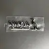 Marca de Voltagem de Metal TPU, Etiqueta de Transferência Térmica para Roupas e Malas de TPU, Patch de Borracha com Logo, Etiqueta de Transferência Térmica 3D para Roupas Masculinas de Alta Qualidade