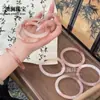 Toma Real Natural de Jade de Seda Dorada Flor de Durazno Relleno Rosa Redondo Mediano Ancho Pulsera de Jade Pulsera de Flor de Durazno Pulsera de Belleza Pulsera Rosa Jade