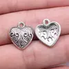 17X16Mm 1.2g Multicolor DIY Aleación de Zinc Accesorios para Joyería Corazón Corazón Corazón Colgante
