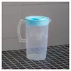 Taza de Plástico Resistente al Calor para Agua Fría Jarra para Jugo Taza para Agua Fría Hervida Jarra para Agua Fría con Tapa de Gran Capacidad para el Hogar