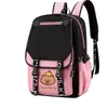 Nova Mochila Escolar para Meninos e Meninas do Ensino Fundamental Leve Desenho Capivara Grande Capacidade Protetor de Costas Mochila para Crianças