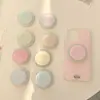 Minimalista Ins Bloqueo de Color Macarrón Cuadros Adecuado para Soporte Magnético de Teléfono Magsafe Fuerte Adsorción Nuevo Estilo Coreano