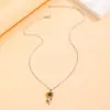 Joyas transfronterizas Amazon collar para Europa y Estados Unidos girasol personalizado aleación de aceite girasol cadena de clavícula