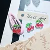 Decorações Populares Realistas Coloridas para Nail Art de Frutas Versáteis Acessórios de Verão Frutados Gelo-Transparente Enfeites de Resina
