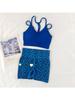 Conjunto de Sujetador Deportivo para Mujer Estampado de Leopardo Correa Delgada Espalda Hermosa Sexy Secado Rápido Transpirable Rodillo de Hierro Ropa Interior de Yoga Chaleco Deportivo