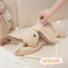 Nueva y linda bolsa de pañuelos de conejo de orejas largas de dibujos animados, alto valor estético, caja de pañuelos creativa para dormitorio y habitación