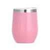 Copo de Água Barrigudo Transfronteiriço Grande Capacidade Aço Inoxidável 304 Taça de Vinho Tinto Copo Térmico de Ovo em Forma de U Copo de Casca de Ovo a Vácuo de Camada Dupla