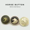 Jaqueta de Botão de Metal Estilo Britânico Gnu Terno Casaco Corta-vento Botão Versátil Uniforme Botão Decorativo