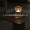 Suporte para Velas de Vidro Transparente Colorido com Listras Verticais Multiuso para Uso Doméstico, Copo para Velas de Jantar de Aromaterapia, Recipiente Criativo para Velas