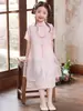 Vestido Cheongsam para Niñas 2026 Verano Nuevo Estilo Nuevo Estilo Chino Vestido Hanfu Vestido de Princesa para Niños Atuendo de Verano