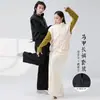 Chaleco unisex de talla grande, corte holgado, forrado de polar, atuendo para práctica de baile, conjunto casual diario para pareja de adultos