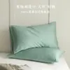 Paquete de 2 60 piezas de fundas de almohada Lenzing Tencel, color liso, diseño simple, adecuadas para camas individuales o dobles, enfriamiento de verano, funda para almohada y núcleo de almohada de seda helada
