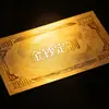 Cédulas coloridas de ouro puro personalizadas, adesivos deslumbrantes para celular, presentes, folhas de ouro de celebridades e mercadorias similares