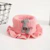 Chapéu de Lã de Cabeça Grande Pelúcia Moda 2023 Inverno Urso Fofo Outono e Inverno Chapéu de Tricô Infantil com Pelo para Manter Aquecido