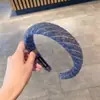Estilo College - Faixa de Cabelo de Lã Tricotada em Sarja Pacote de Cabelo Grampo de Cabelo Topo Alto Crânio Faixa de Cabelo Versátil Grampo de Cabelo Acessórios de Cabelo Femininos