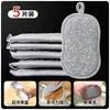 Paño de Cocina de Alambre de Acero Limpieza de Cocina Cepillo Especial para Lavar Platos Cepillo para Lavar Ollas Estropajo de Lana de Acero Esponja de Doble Cara Paño de Limpieza para Lavar Platos