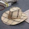 Chapéus de verão masculinos, chapéus de proteção solar para viagens e atividades ao ar livre, chapéus de cowboy masculinos, chapéus de jazz femininos, chapéus de cavaleiro, chapéus com venda direta da fábrica.