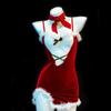 Ge Meng Natal Lingerie Sexy Seios Pequenos Pijama Desejo Puro Vento Uniforme Saia Quadril Roupas para Mulheres ny