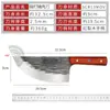 Cuchillos de Cocina Forjados Longquan del Fabricante, Gama Completa de Utensilios de Cocina para el Hogar, Cuchillos Especiales para Rebanar del Chef, Cuchillos para Cortar Huesos, en Stock