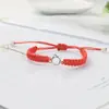 Pulsera de Pareja Estrella de Seis Puntas Versión Coreana para Mejores Amigos y Estudiantes Regalo de San Valentín Pulseras Tejidas a Mano Estrella de Seis Puntas para Hombres y Mujeres