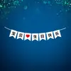 Bandeira de cauda de peixe, banner de aniversário de bebê, bandeirinhas coloridas, proposta, confissão, decoração de festa, celebração de casamento