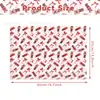 Wx378 Papel de Embrulho para Refrigerante 17g Papel de Embrulho à Prova de Umidade para Doces de Presente Decoração com Laço Papel de Seda