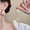 Pendientes de Pedrería Exagerada Super Brillantes de Lujo Ligero para Graduación y Noche, Pendientes de Botón Elegantes y Geniales, Pendientes de Diosa