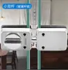 Puerta de vidrio sin marco bisagra de 180 grados vitrina refrigerada para vinos bisagra de doble cara bisagra de bola para ventana pequeña de exhibición de alimentos