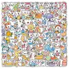 100 Adesivos Originais com Desenhos Simples e Fofos de Cachorrinho Maltês para Crianças - Decorações para Copos, Água e Celulares - Perfeitos para Enfeitar Artigos de Papelaria e Decoração