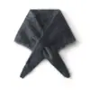 Bufanda Triángulo Otoño Invierno 100% Cachemir Puro Moda Otoño Invierno para Mujer Color Sólido Cálido Tejido Cepillado Bufanda