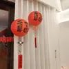 Nuevos Adornos Colgantes de Farolillos de Cometa de Papel para Decoración de Año Nuevo, Decoración de Ambiente para Sala de Estar del Festival de Primavera