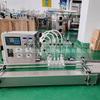 Máquina llenadora de líquidos, aceites esenciales, perfumes, aceites para cigarrillos, máquina llenadora semiautomática con bomba magnética y cinta transportadora