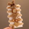 Accesorios para el cabello de niña color marrón leche, banda elástica para el cabello, coleta alta de niña pequeña, lazo para el cabello, lazo para el cabello de niños, no daña el cabello, banda elástica