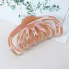Pinza de Agarre con Forma de Calabaza Colorida Galvanizada para Gran Volumen de Cabello Pinza para el Cabello de Múltiples Rizos Parte Trasera de la Cabeza de Mujer Nuevo Pinza de Tiburón de Gama Alta