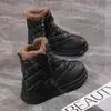 2026 Invierno Nuevo Estilo Botas de Nieve con Felpa para Mujer Estilo Coreano ins Estudiante Cálido Casual Suela Gruesa Zapatos de Algodón DY8888