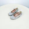 Venta de liquidación: Zapatos de Cristal para Niñas, Tacones Altos Brillantes para Niños, Zapatos Brillantes de Vestir para Actuación, Zapatos de Princesa, Zapatos de Salón