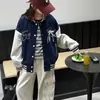 Chaqueta para niña para primavera y otoño 2026, elegante chaqueta de béisbol casual raglán para niños mayores, ropa de otoño