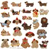 Parche Autoadhesivo de Animalito Cachorro Lindo de Anime Decorativo para Funda de Teléfono Móvil Accesorios para Taza de Agua Parche de Tela
