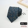 Gravata Masculina Formal Estilo Coreano Britânico Negócios Retrô 8cm Feita à Mão Floral Estudante Trabalho Profissional Moderna