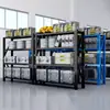 Estanterías de Almacén para Almacenamiento y Organización, Estanterías de Almacén, Estanterías de Almacenamiento de Supermercado de Alta Resistencia de Múltiples Niveles, Estantes