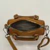 Bolsa Pequeña de Mano Maillard Otoño e Invierno Nueva Moda Retro para Mujer Bolsa Almohada Escarchada Terciopelo Bolsa Cruzada Familiar