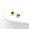 Pulsera Colgante Collar con Forma de Corazón Chapado en Cobre Dorado que Conserva el Color Accesorios de Materiales para Joyería Hecha a Mano DIY